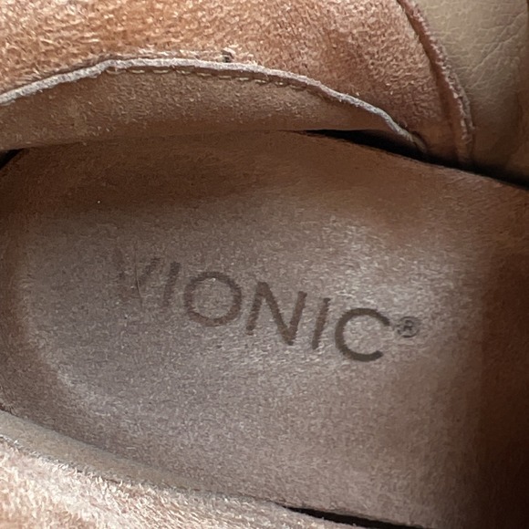Vionic Women's Vienna Harper Croc Zipper Ankle Heeled Boot- Brown Sz 8 - Picture 9 of 12